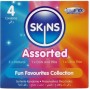 SKINS - ASSORTED PREMIUM CONDOMS PACK 4