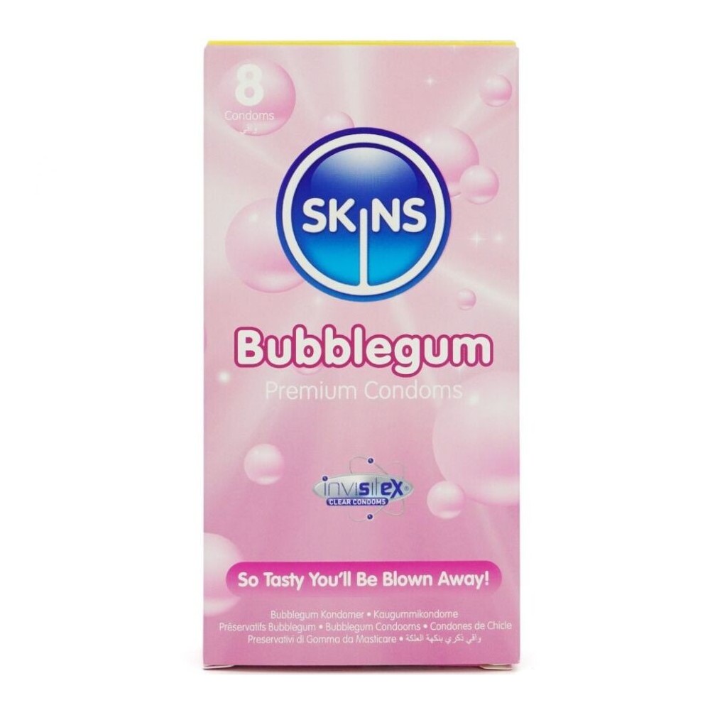 SKINS - BUBBLEGUM PREMIUM-KONDOME PACKUNG 8