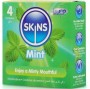 SKINS - PACK DE 4 PRÉSERVATIFS PREMIUM MENTHE