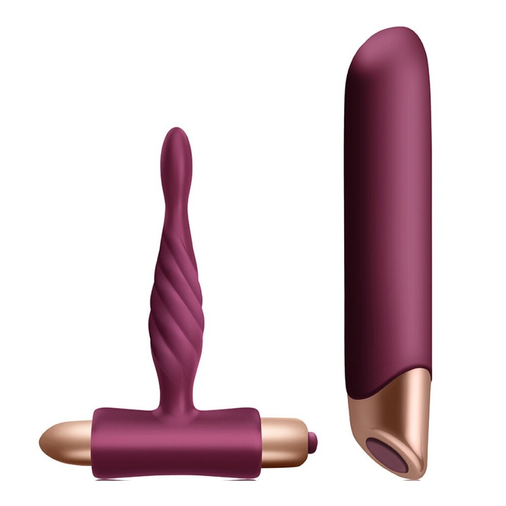CLIMAXIMUM - KIT RAPTURE VIBRATEUR CLASSIQUE + PLUG ANAL DÉBUTANT