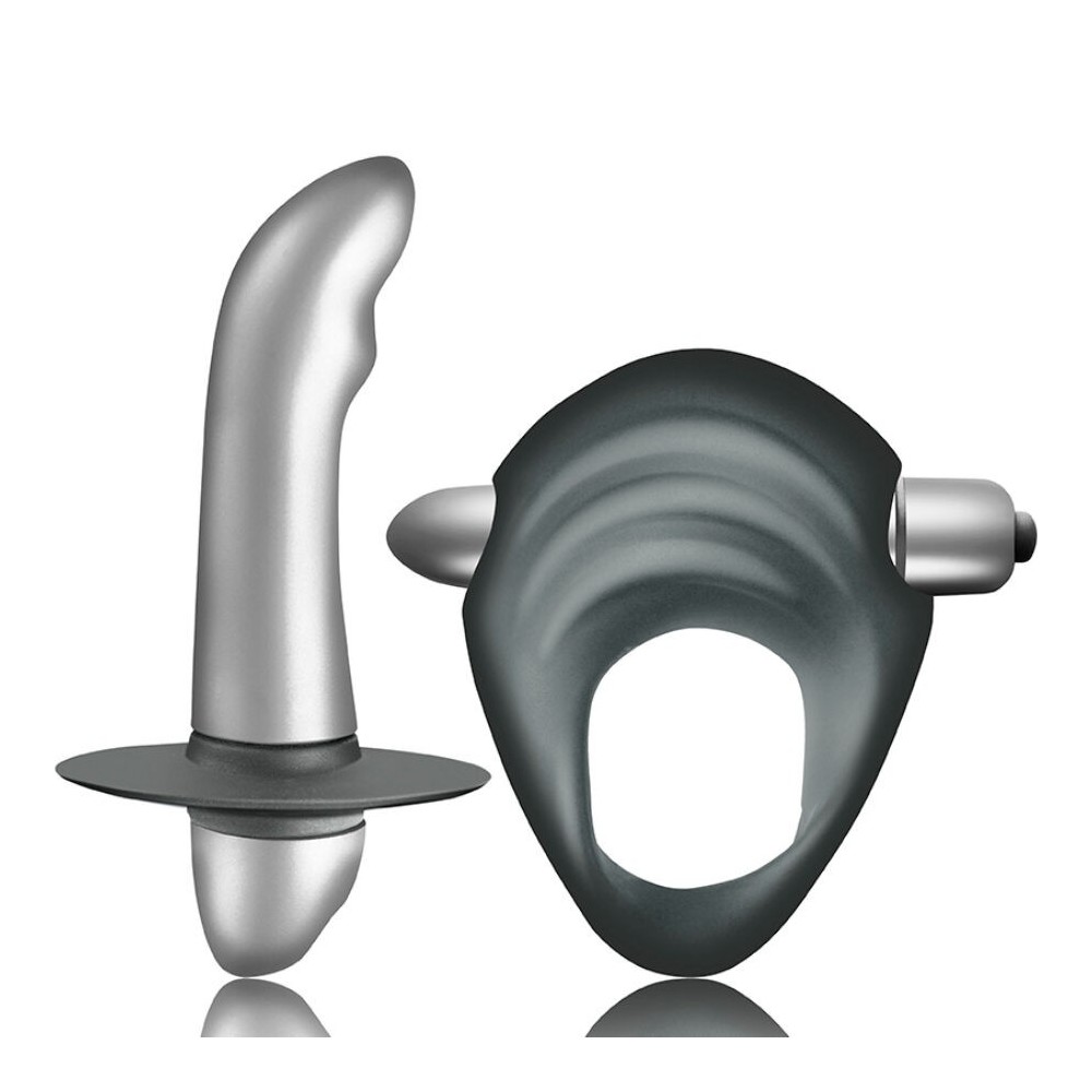 CLIMAXIMUM - KIT ENTICE ANNEAU PÉNITENTIAIRE + VIBRATEUR PROSTATIQUE DÉBUTANTS