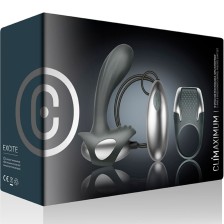 CLIMAXIMUM - EXCITE KIT ANELLO PER IL PENE + MASSAGGIATORE PER LA PROSTATA CON FILO