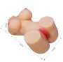CRAZY BULL - HETTY REALISTISCHER WEIBLICHER TORSO VAGINA UND ANAL 1,9 KG
