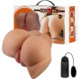 CRAZY BULL - VIBRATEUR EMILIA ASS AVEC VAGIN RÉALISTE ET CHAIR D'ANUS TÉLÉCOMMANDE