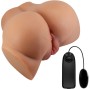 CRAZY BULL - VIBRATORE EMILIA ASS CON VAGINA E ANO REALISTICI, TELECOMANDO IN CARNE
