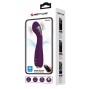 PRETTY LOVE - HECTOR VIBRADOR ELECTROSHOCK POR APP CONTROL ROXO