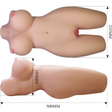CRAZY BULL - MIA TRONCO FEMININO REALISTA VAGINA E ANAL 8,5 KG
