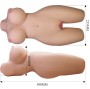 CRAZY BULL - MIA TORSO FEMMINILE REALISTICO VAGINA E ANALE 8,5 KG