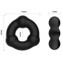 CRAZY BULL - BAGUE EN SILICONE ULTRA DOUX AVEC NODULES