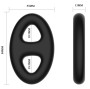 CRAZY BULL - ANEL DE SILICONE OVAL DUPLO