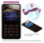 PRETTY LOVE - HECTOR VIBRADOR ELECTROSHOCK POR APP CONTROL ROXO