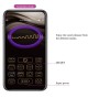 PRETTY LOVE - HECTOR VIBRADOR ELECTROSHOCK POR APP CONTROL ROXO