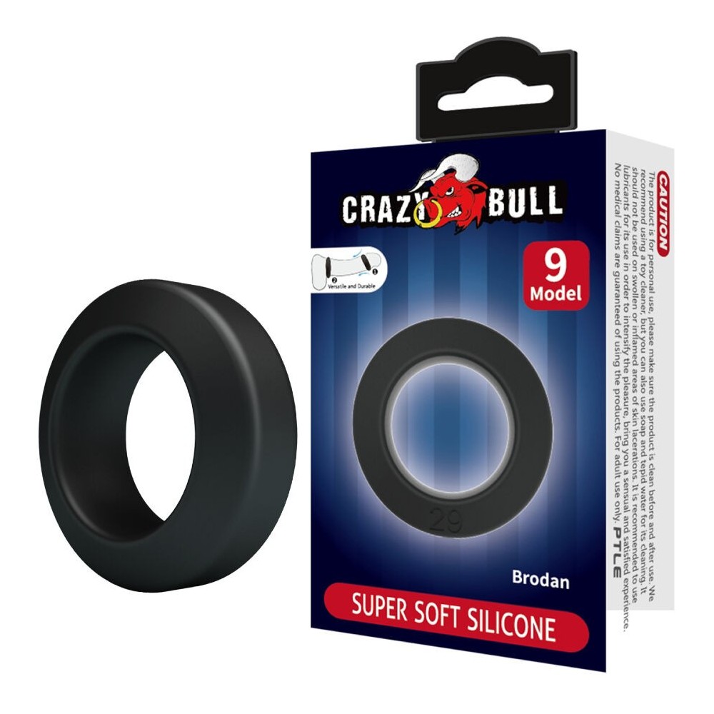 CRAZY BULL - BAGUE EN SILICONE BRODAN MODÈLE 9