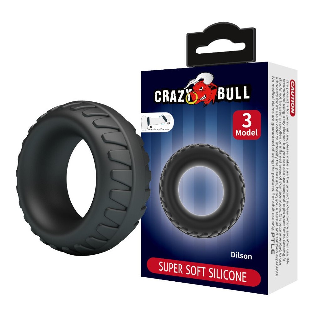 CRAZY BULL - BAGUE EN SILICONE DILSON MODÈLE 3