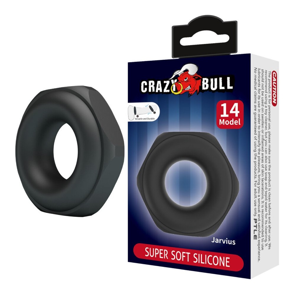 CRAZY BULL - BAGUE EN SILICONE JARVIUS MODÈLE 14