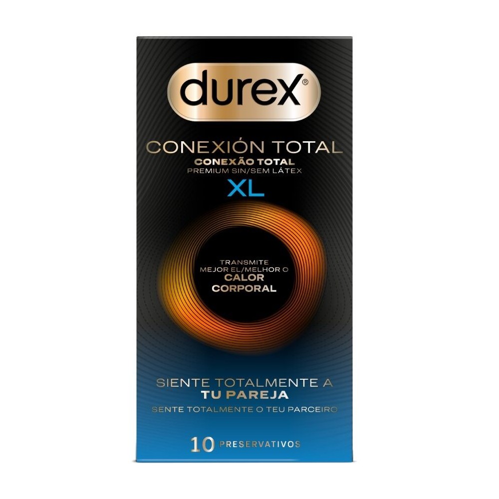 DUREX - TOTAL CONNECTION XL ULTRA FINE PLUS SEM LÁTEX 10 UNIDADES