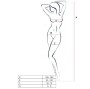 PASSION - WOMAN BS050 BODYSTOCKING PRETO TAMANHO ÚNICO