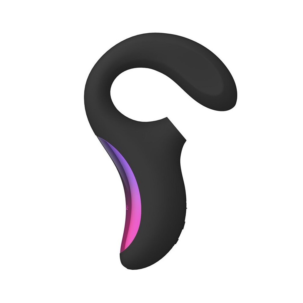 LELO - ENIGMA DOUBLE SUCTION STIMULATION MASSAGER BLACK