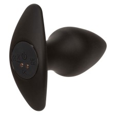 CALEXOTICS - ROCK BOTTOM PLUG ANAL PERFEITO 10 VIBRAÇÕES SILICONE PRETO