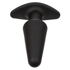 CALEXOTICS - ROCK BOTTOM PLUG ANAL CÔNICO 10 VIBRAÇÕES SILICONE PRETO