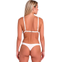 PASSION - ANUVERA REGGISENO + PERIZOMA BIANCO L/XL