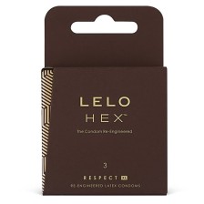 LELO - CAMISINHAS HEX RESPECT XL - PACOTE COM 3