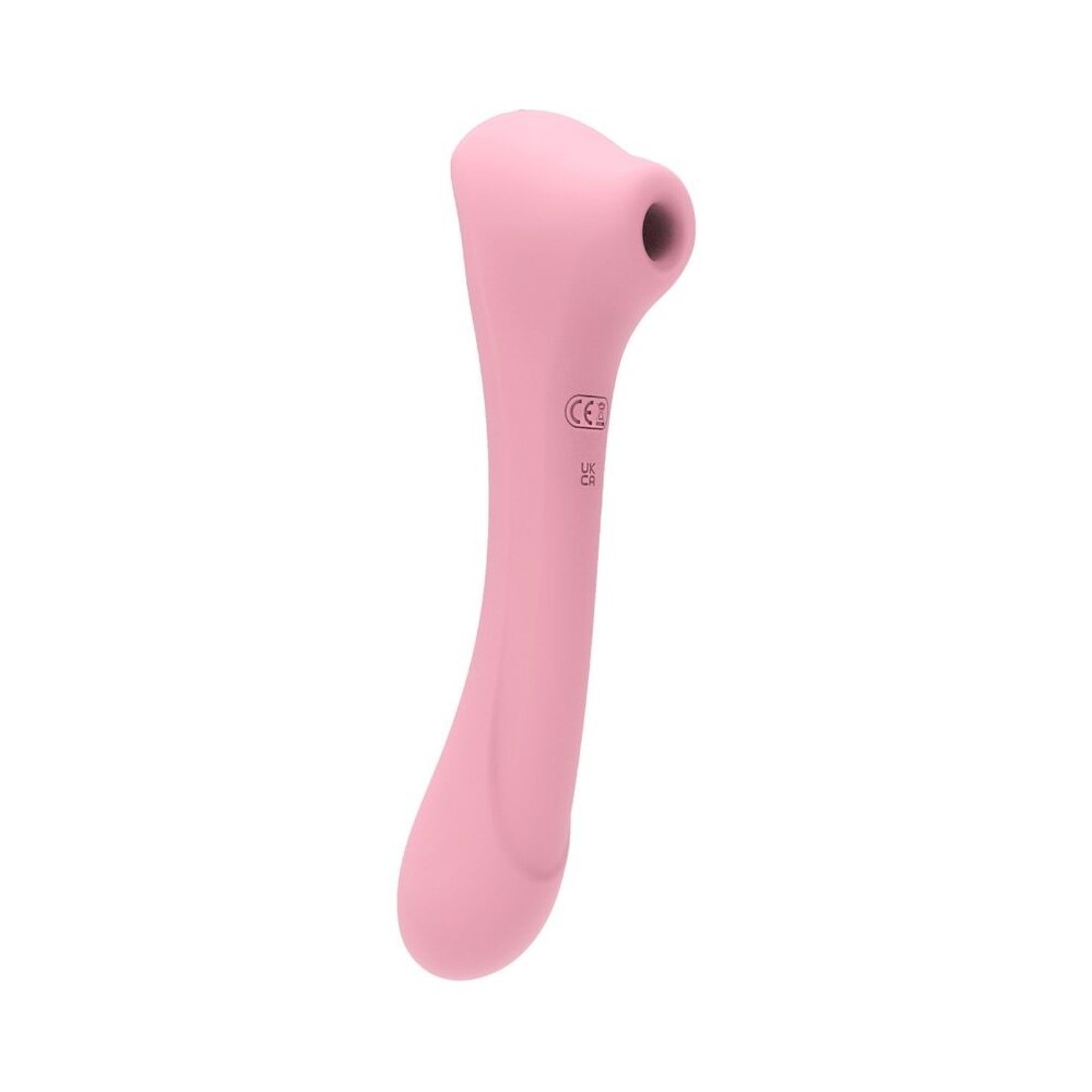 FEMINTIMATE - DAISY MASSAGER SUCTION AND VIBRATOR PINK