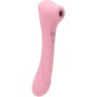 FEMINTIMATE - MASSAGEADOR DAISY SUCÇÃO E VIBRADOR ROSA