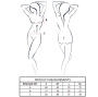PASSION - RESILQUE BRA + THONG SET BLACK L/XL