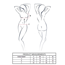 PASSION - EVALIE BODY BIANCO L/XL