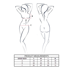 PASSION - SENSIE BODY BURGUNDY L/XL