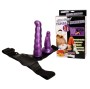 BAILE - HARNAIS ANAL ET VAGINAL FEMME LILAS GPOINT 17 CM