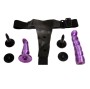 BAILE - PETTORINA ANALE E VAGINALE FEMMINILE LILLA PUNTO G 17 CM