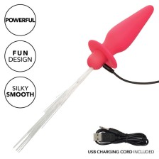 CALEXOTICS - SOUTHERN LIGHTS LIGHT UP ANAL PLUG 10 VIBRATIONS SILICONE PINK