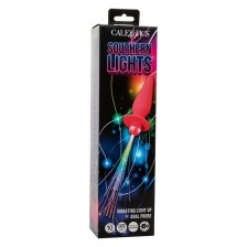 CALEXOTICS - SOUTHERN LIGHTS LIGHT UP ANAL PLUG 10 VIBRAÇÕES SILICONE ROSA