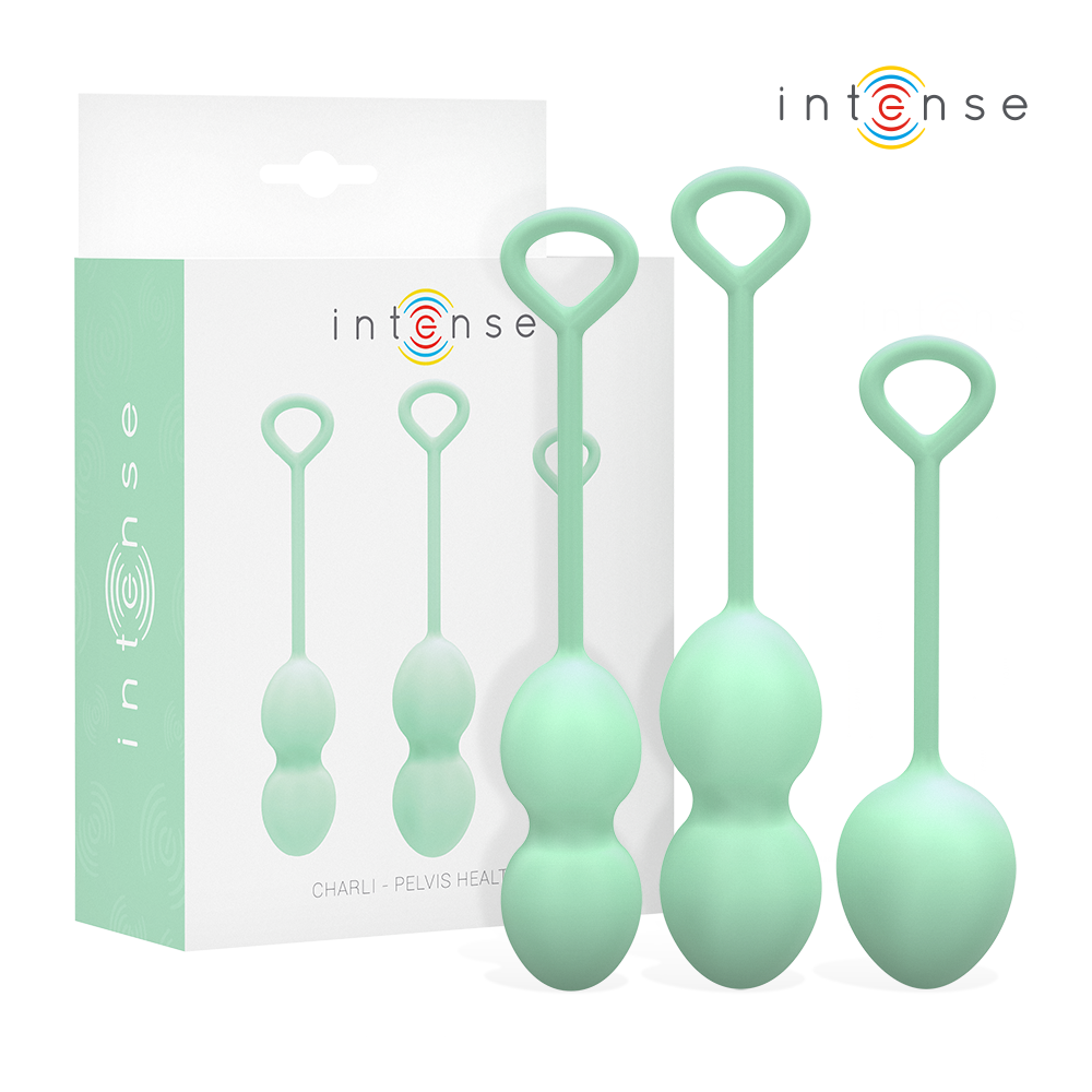INTENSE - KIT DE BOULES DE KEGEL CHARLI VERT CLAIR