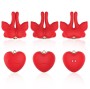 ARMONY - MAGNETISCHE NIPPELKLEMMEN MIT VIBRATION SCHMETTERLINGSFORM ROT