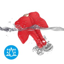 ARMONY - GRAMPOS MAGNÉTICOS PARA MAMILOS COM VIBRAÇÃO FORMATO BORBOLETA VERMELHO