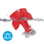 ARMONY - MAGNETISCHE NIPPELKLEMMEN MIT VIBRATION SCHMETTERLINGSFORM ROT