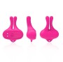 ARMONY - GRAMPOS MAGNÉTICOS DE MAMILOS COM VIBRAÇÃO EM FORMA DE COELHO ROSA