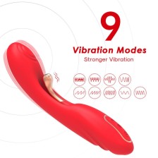 ARMONY - VIBRATOR WITH OSCILLATING TONGUE RED