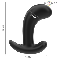 INTENSE - CHANDLER ANAL PLUG 10 VIBRATIONEN SCHWARZ FERNBEDIENUNG