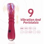 ARMONY - DILDO VIBRATORE STIMOLATORE PUNTO A TERMOREGOLABILE ROSSO
