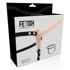 FETISH SUBMISSIVE HARNESS - HAUTFARBENES SILIKON 15 CM