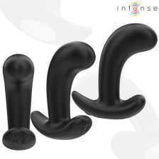 INTENSE - CHANDLER ANAL PLUG 10 VIBRATIONS NOIR TÉLÉCOMMANDE