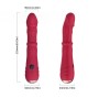 ARMONY - DILDO VIBRATEUR POINT A THERMO-RÉGLABLE ROUGE