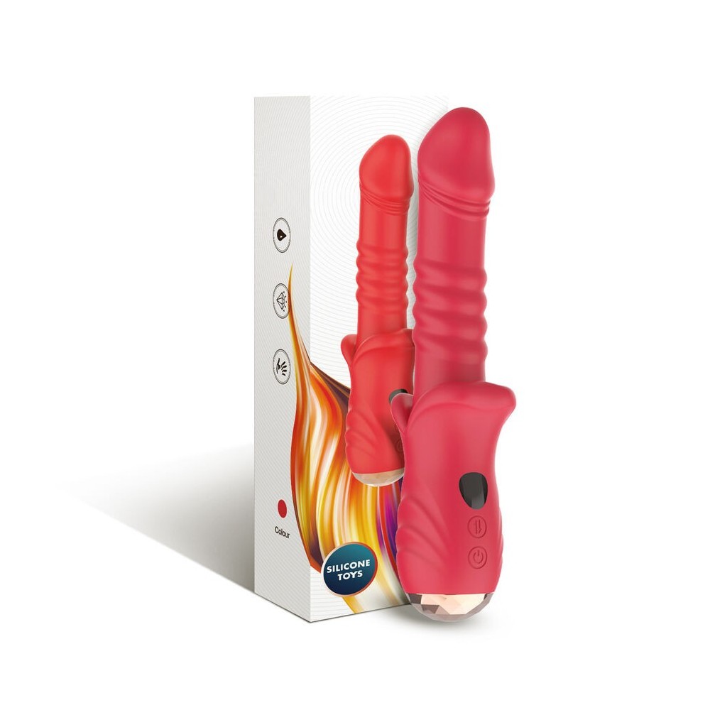 ARMONY - POINT A STIMULATING VIBRATOR DILDO RED