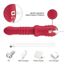 ARMONY - POINT A STIMULIERENDER VIBRATORDILDO ROT