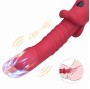 ARMONY - POINT A ESTIMULANTE VIBRADOR DILDO VERMELHO