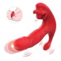 ARMONY - VIBRATORE ANALE PANTY C E STIMOLATORE PUNTO G TELECOMANDO ROSSO